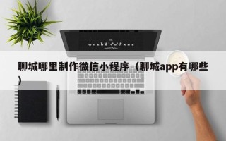泰州聊城哪里制作微信小程序（聊城app有哪些）